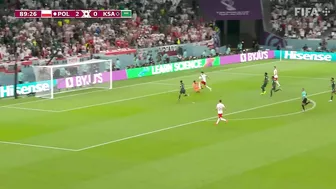 Lewandowski gets his goal! | Poland v Saudi Arabia | FIFA World Cup Qatar 2022