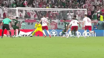 Lewandowski gets his goal! | Poland v Saudi Arabia | FIFA World Cup Qatar 2022