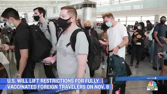 U.S. To Lift Travel Restrictions For Fully Vaccinated Foreign Travelers