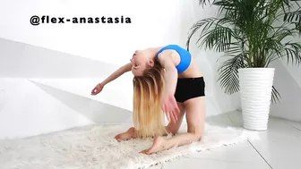 ONLYFANS @FLEX-ANASTASIA Body Stretch Therapy/ YOGA POSES, Best contortion/ forward fold/ back