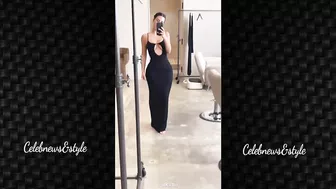 Kim Kardashian Models Her New Skims Pyjama Dress & More