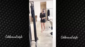 Kim Kardashian Models Her New Skims Pyjama Dress & More