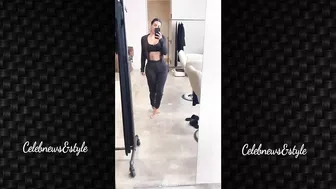 Kim Kardashian Models Her New Skims Pyjama Dress & More