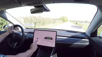 2020 Tesla Model 3 LR with Acceleration Boost vs Camaro V8, 1/4 and 1/4 mile