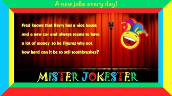 Funny clean joke - The secret to becoming the #1 salesman is...????Joke of the day????