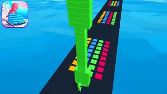 STACK COLORS! game MAX LEVEL ???????????? Gameplay All Levels Walkthrough iOS, Android New Game Mobile Hyper