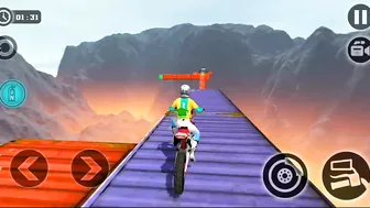 Impossible Motorcycle Racing Tracks - Motorbike Riding Games - Android Gameplay