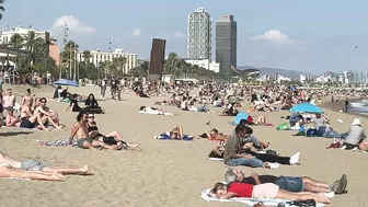 Barcelona summer beach tour, beach Sant Miquel