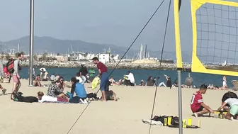 Barcelona summer beach tour, beach Sant Miquel