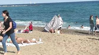 Barcelona summer beach tour, beach Sant Miquel