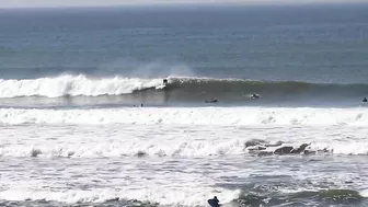 Overhead & offshore peaks return to Ocean Beach, SF on October 16, 2021