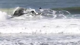 Overhead & offshore peaks return to Ocean Beach, SF on October 16, 2021