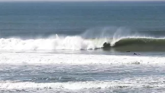 Overhead & offshore peaks return to Ocean Beach, SF on October 16, 2021