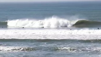 Overhead & offshore peaks return to Ocean Beach, SF on October 16, 2021