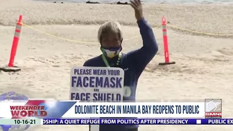 Public expresses appreciation for Manila Bay dolomite beach