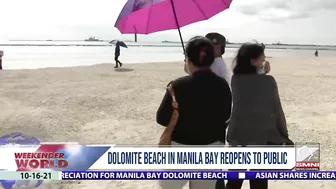 Public expresses appreciation for Manila Bay dolomite beach