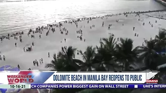 Public expresses appreciation for Manila Bay dolomite beach