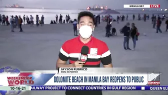 Public expresses appreciation for Manila Bay dolomite beach