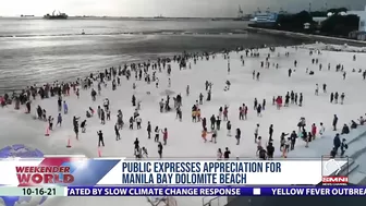 Public expresses appreciation for Manila Bay dolomite beach