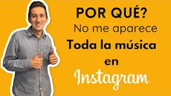 ???? Por que no puedo poner música en Instagram ?