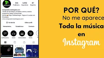 ???? Por que no puedo poner música en Instagram ?