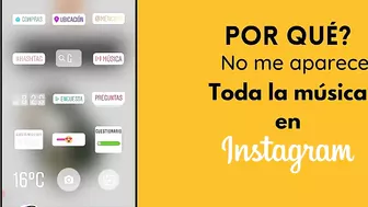 ???? Por que no puedo poner música en Instagram ?