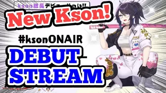 Kson shows her new model that yaman sensei designed 【Kson Debut Stream】