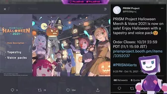 kson Reveals New 2D Model Reactions, Projekt Melody Teases Halloween Model, PRISM Project Voice Pack