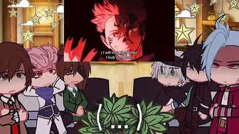 ~anime characters react to eachother (4/6)~Sukuna????(Gacha)