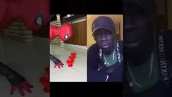 Khaby Lame funny Reaction to funny Spiderman!