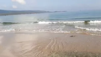 Центральный пляж в октябре, Primorsko Central Beach in October