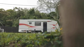 H.K. Attractions: Beachside Caravan Camping at Welcome Beach with Love, Bonito early F/W Collection