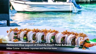 Seabass ceviche & leche de tigre at Blue Lagoon restaurant, Elounda Beach, Crete