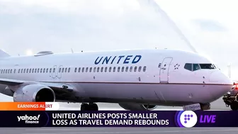 United posts smaller loss than anticipated as travel demand picks up