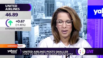 United posts smaller loss than anticipated as travel demand picks up