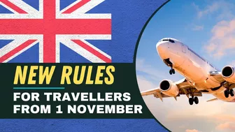 NEW TRAVEL REQUIREMENT ANNOUNCED FOR TRAVELLERS FROM 1 NOVEMBER 2021