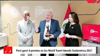 Perú ganó 4 premios en los World Travel Awards Sudamérica 2021