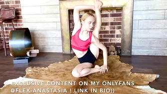 ONLYFANS @FLEX-ANASTASIA Girl shows her great flexibility, YOGA POSES, Best contortion/ back