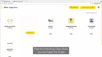 iExec Demo: How to Rent a Trained AI Model using Intel SGX & Blockchain