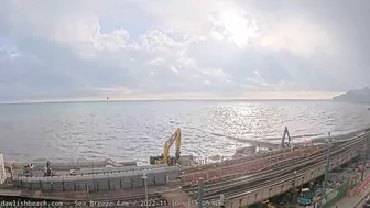 Dawlish Sea Wall Link Bridge Concrete Pour