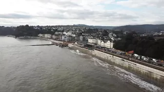 Dawlish Sea Wall Link Bridge Concrete Pour