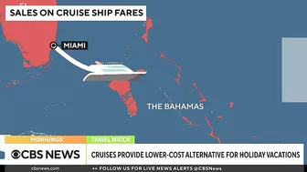 Cruises provide a lower-cost option for holiday travel