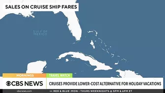 Cruises provide a lower-cost option for holiday travel