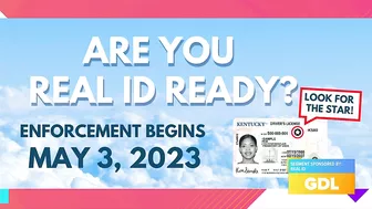 GDL: Kentuckians will need a Real ID to travel domestically starting May 3