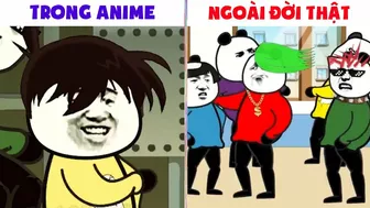 GẤU HÀI HƯỚC: Trùm Trường Trong Anime Vs. Trùm Trường Ngoài Đời Thật | Đi Học Có Gì Vui 6