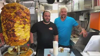 Celebrity Chef Guy Fieri visits South Park food truck for his show "Diners, Drive-Ins and Dives"