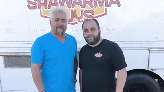 Celebrity Chef Guy Fieri visits South Park food truck for his show "Diners, Drive-Ins and Dives"