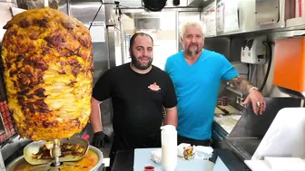 Celebrity Chef Guy Fieri visits South Park food truck for his show "Diners, Drive-Ins and Dives"