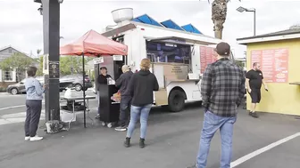 Celebrity Chef Guy Fieri visits South Park food truck for his show "Diners, Drive-Ins and Dives"