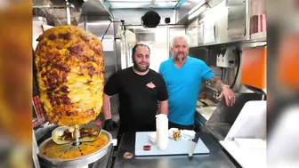 Celebrity Chef Guy Fieri visits South Park food truck for his show "Diners, Drive-Ins and Dives"